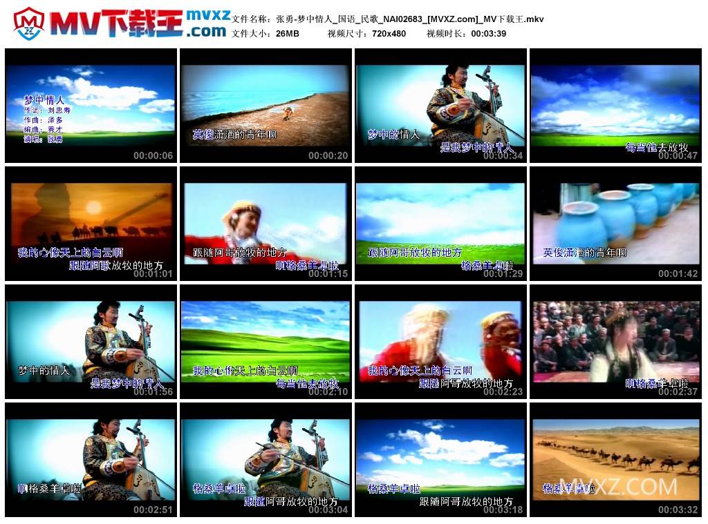 张勇-梦中情人_国语_民歌_NAI02683